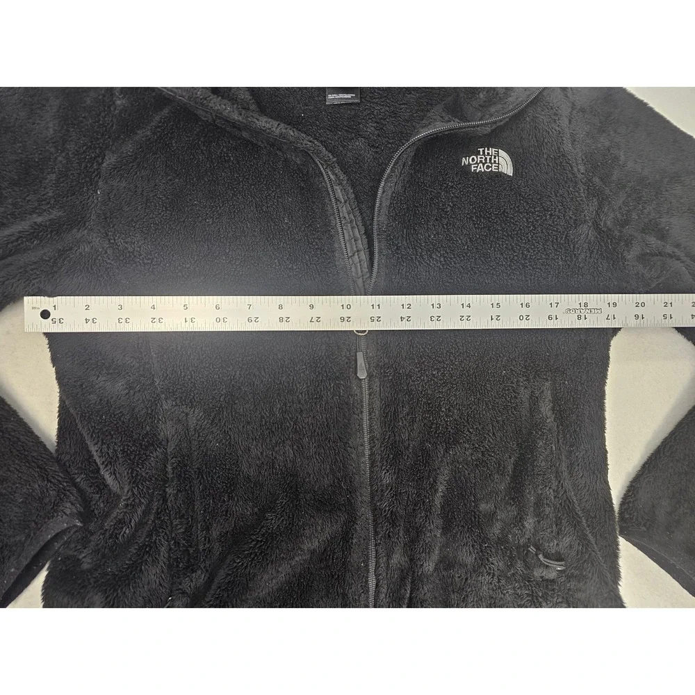 The North Face Womens Fleece Jacket Black Full Zip‎ Cozy Casual Size M